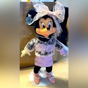 Minnie Mouse In Pink Lace Vintage Plush Toy Applause